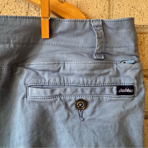 Chubbies Men’s Cobblestone Blue Casual Chino Shorts - Sz 40 with 5.5” inseam - Picture 3 of 8